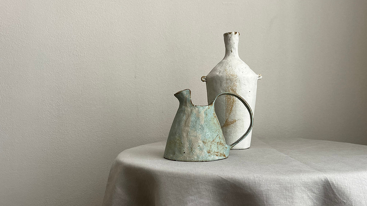 NOBUE IBARAKI | Limited edition Ceramic bottle