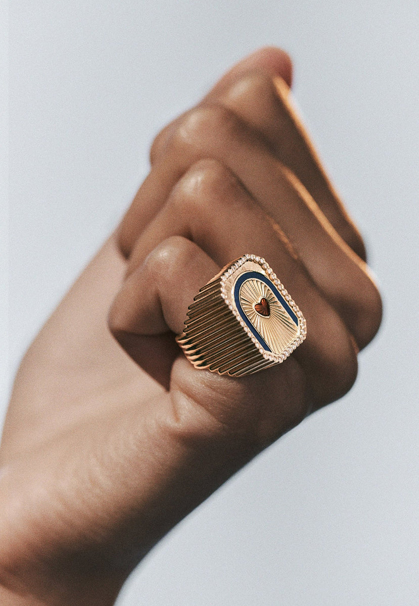 MARIE LICHTENBERG | Heart Mini Scap ring
