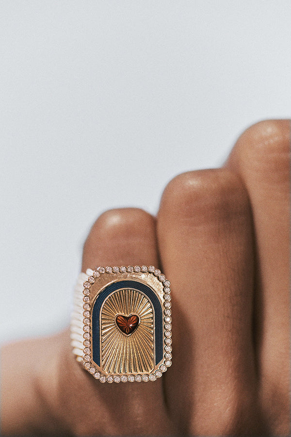 MARIE LICHTENBERG | Heart Mini Scap ring
