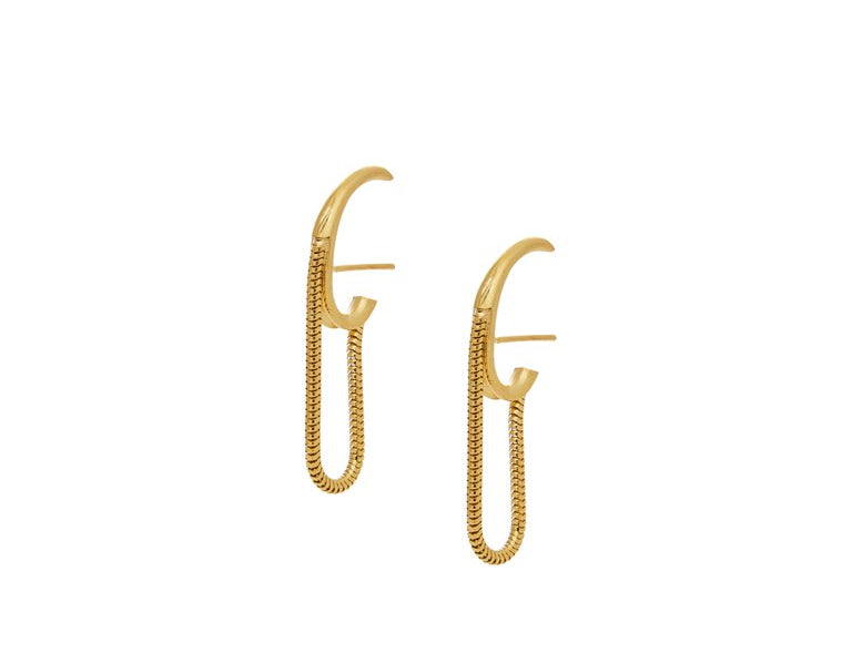 MAGGOOSH | Twinkler lobe hoops large