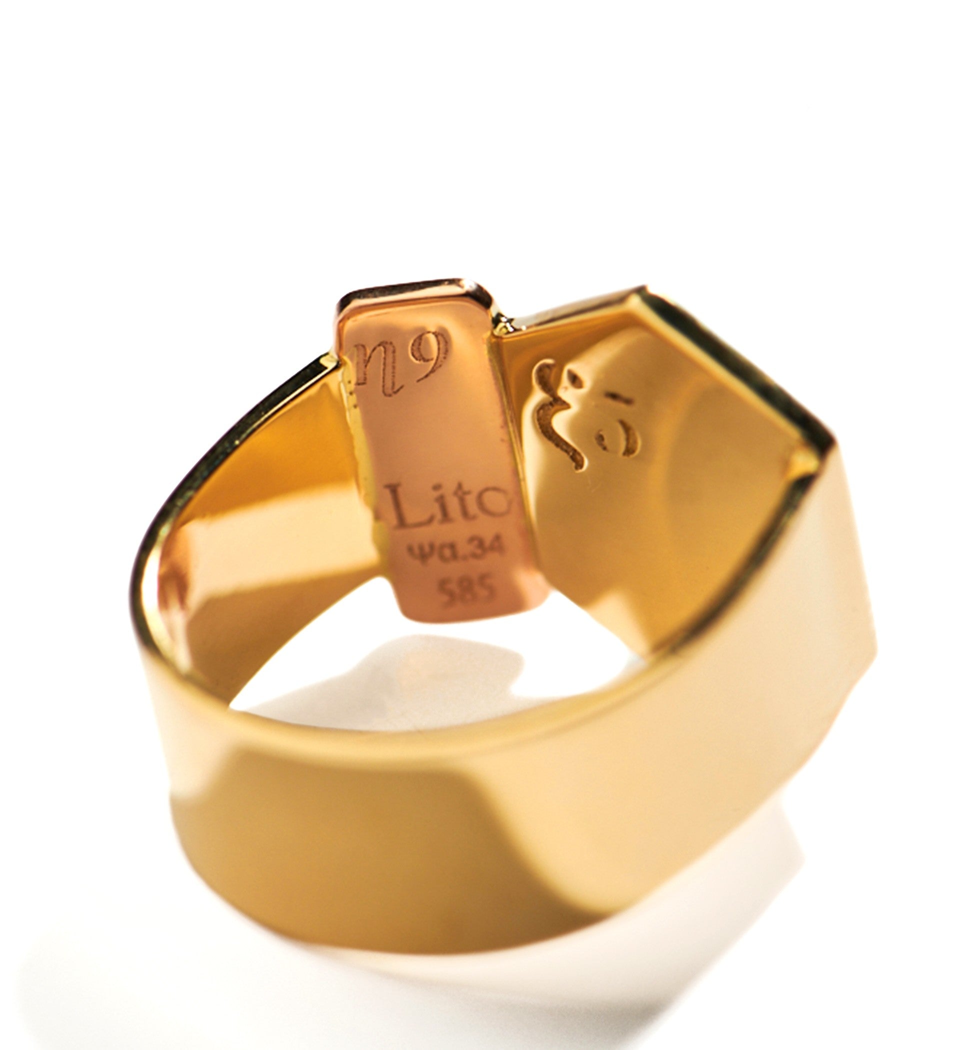 LITO | Hexagon and square diamond ring
