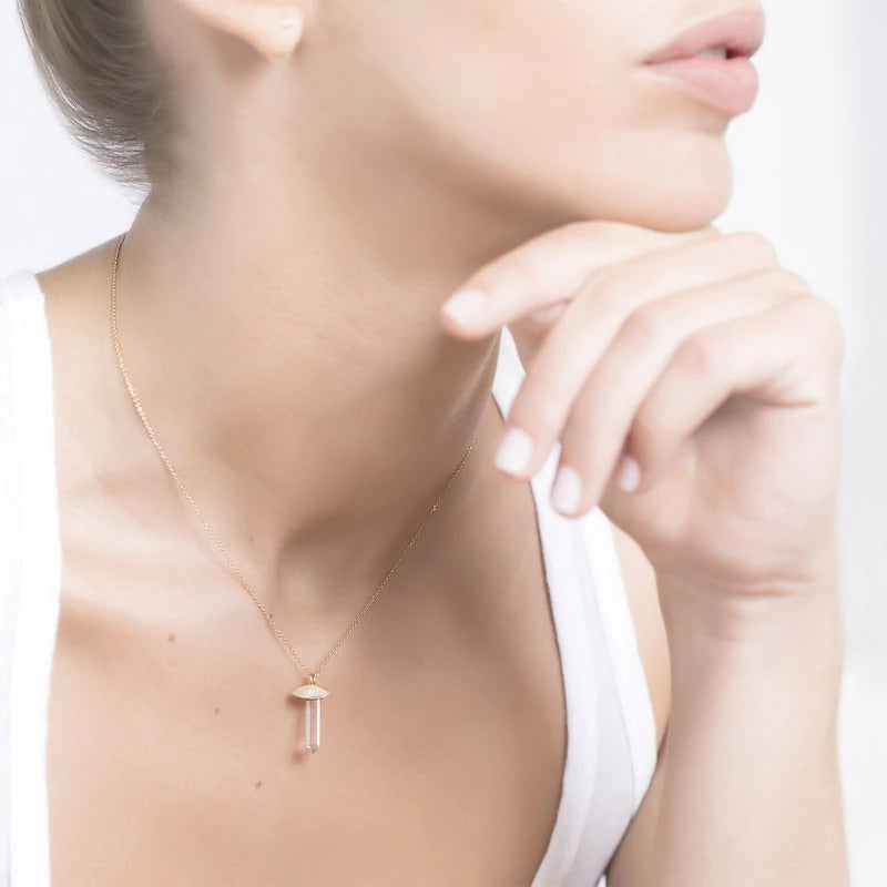 EIKOSIDYO | Crystal charms necklace