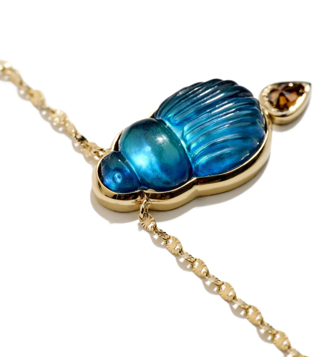 LITO | Big Sienna necklace with brown diamond