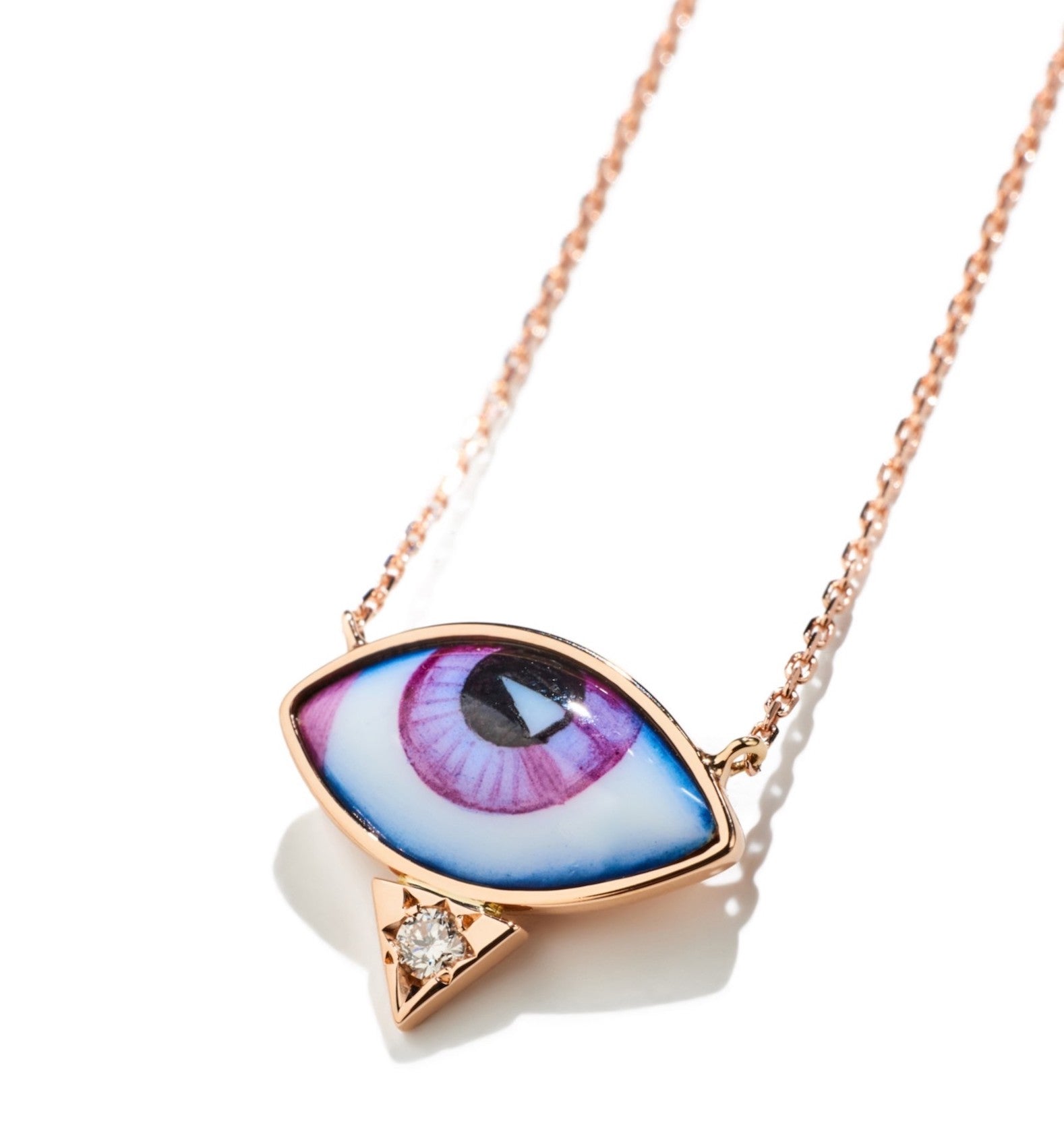 LITO | Petit Mauve diamond necklace