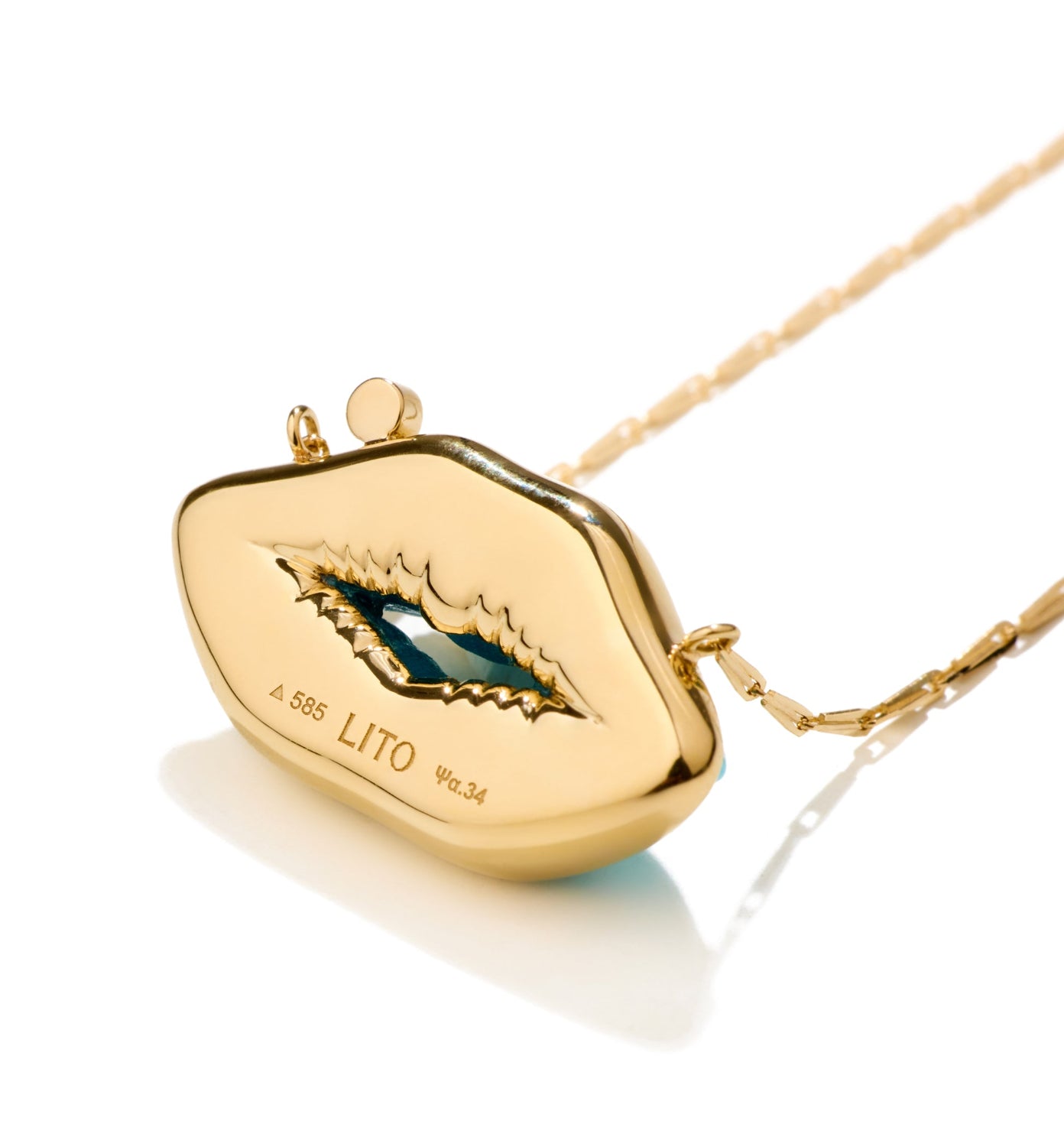 LITO | "True blue baby I love you" small necklace