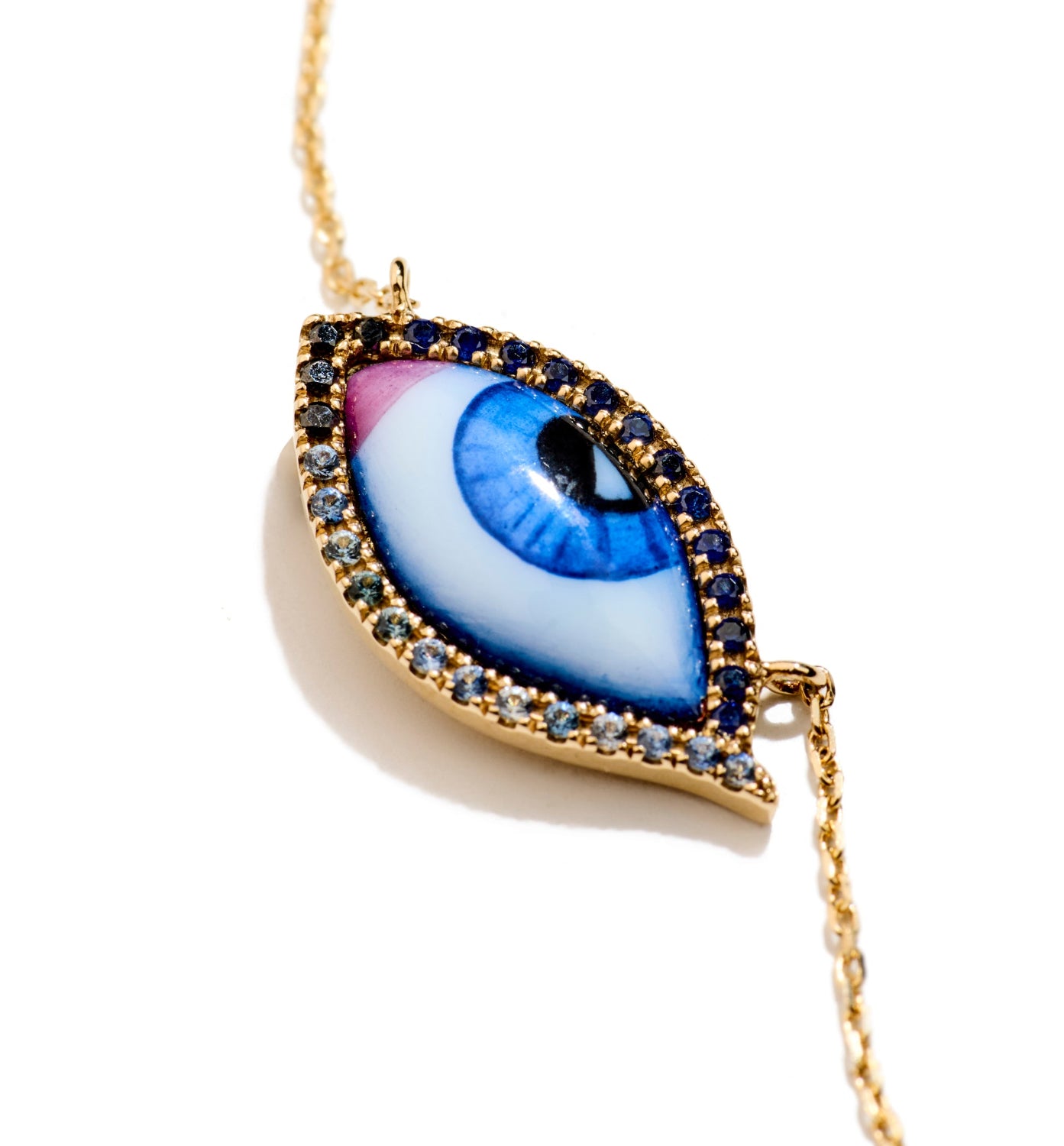 LITO | Petit Bleu diamond and sapphire necklace