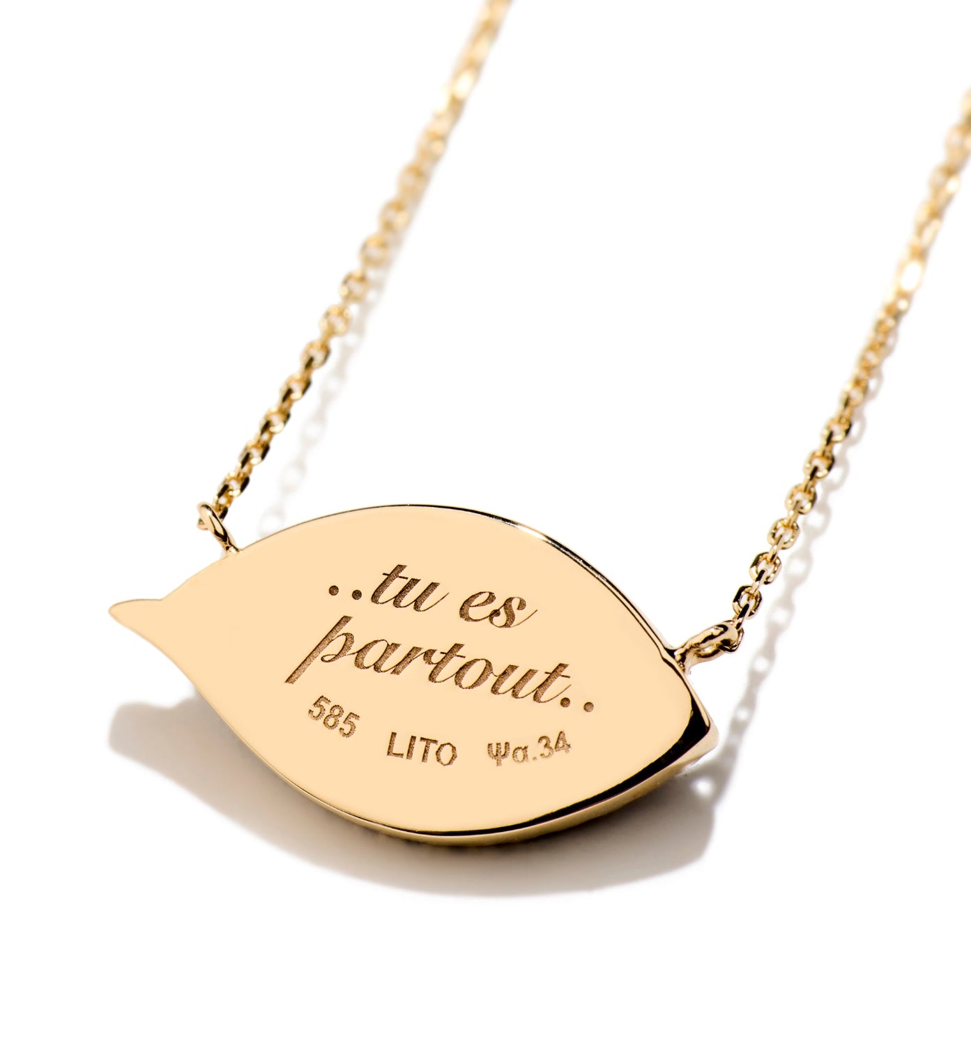 LITO | Petit Bleu diamond and sapphire necklace