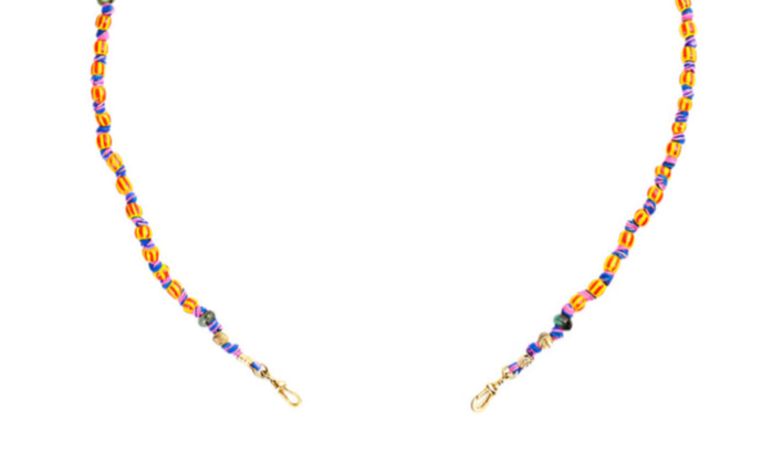 MARIE LICHTENBERG | Ghana mauli beads yellow & red