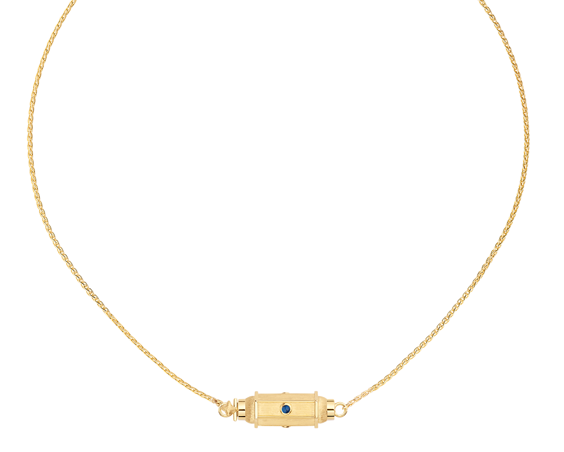 MARIE LICHTENBERG | Micro coco sapphire necklace