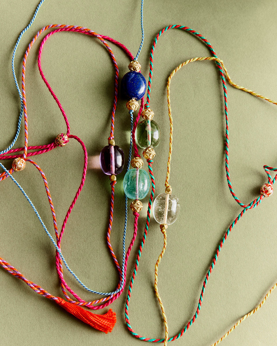 IAIA CARAVAN | Chota Cord necklace in citrine with single thread