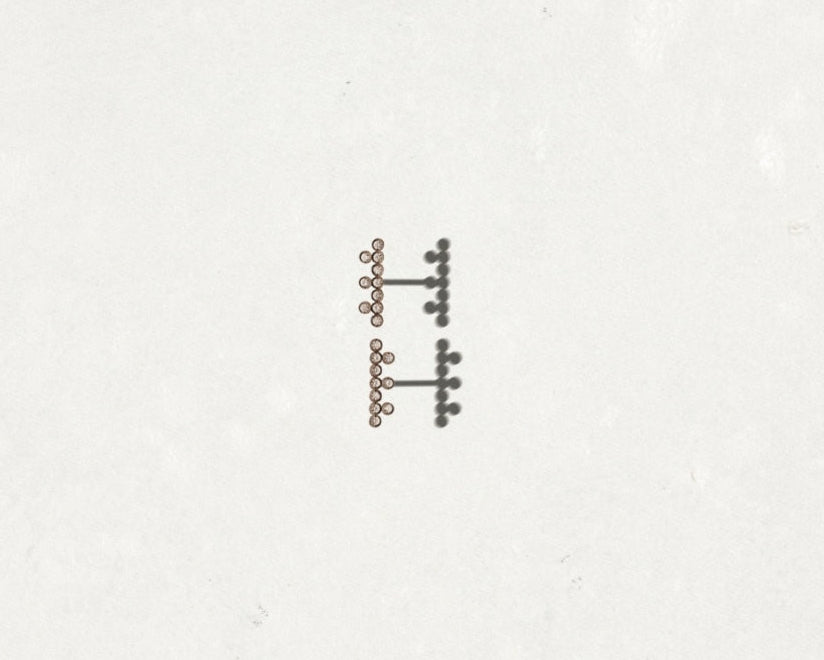 YANNIS SERGAKIS | Charnières Fleurs Sauvages earrings