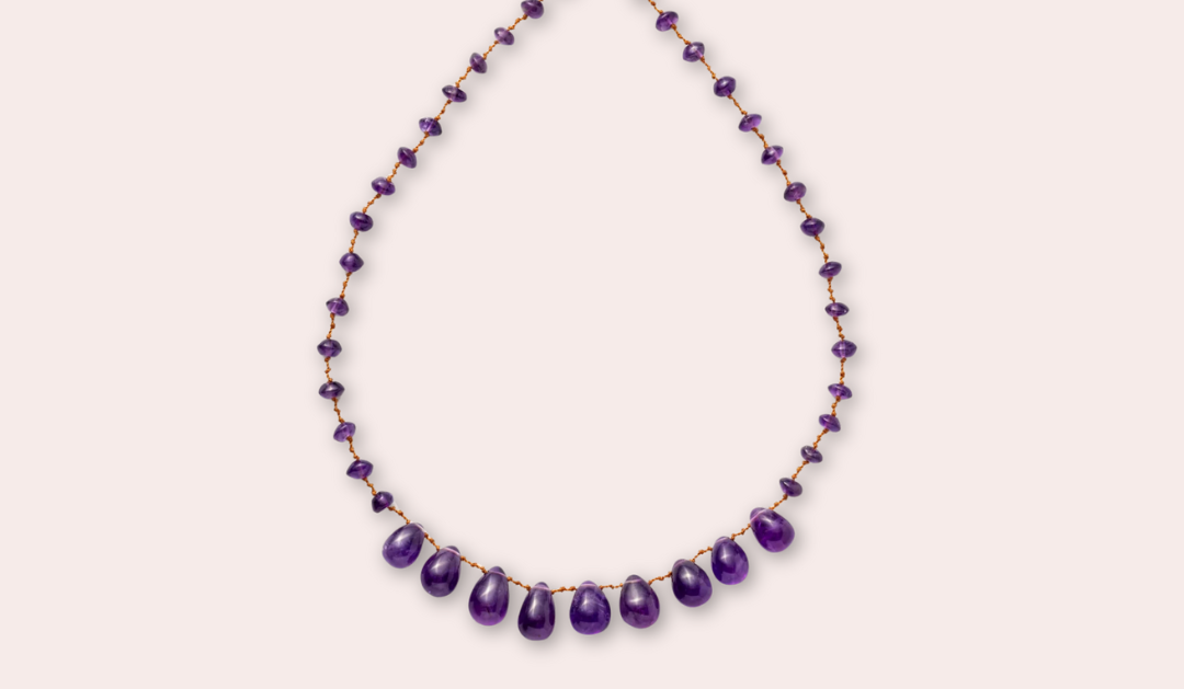IVARENE | NIILO CHUNKY NECKLACE WITH AMETHYST