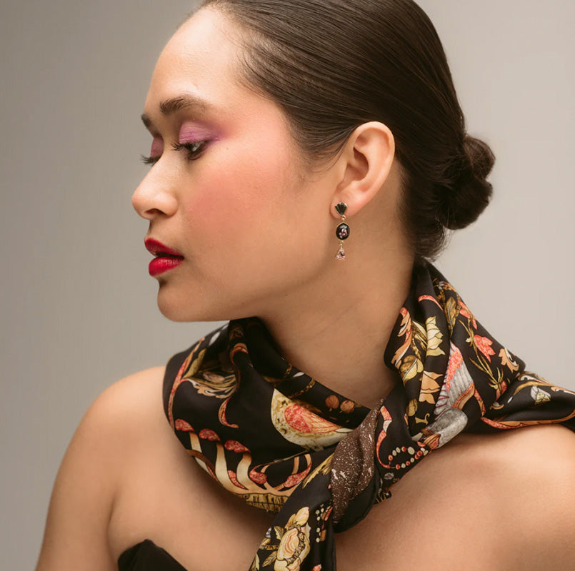 GRAINNE MORTON | Three Charm Moving Drop Earrings (Copy)