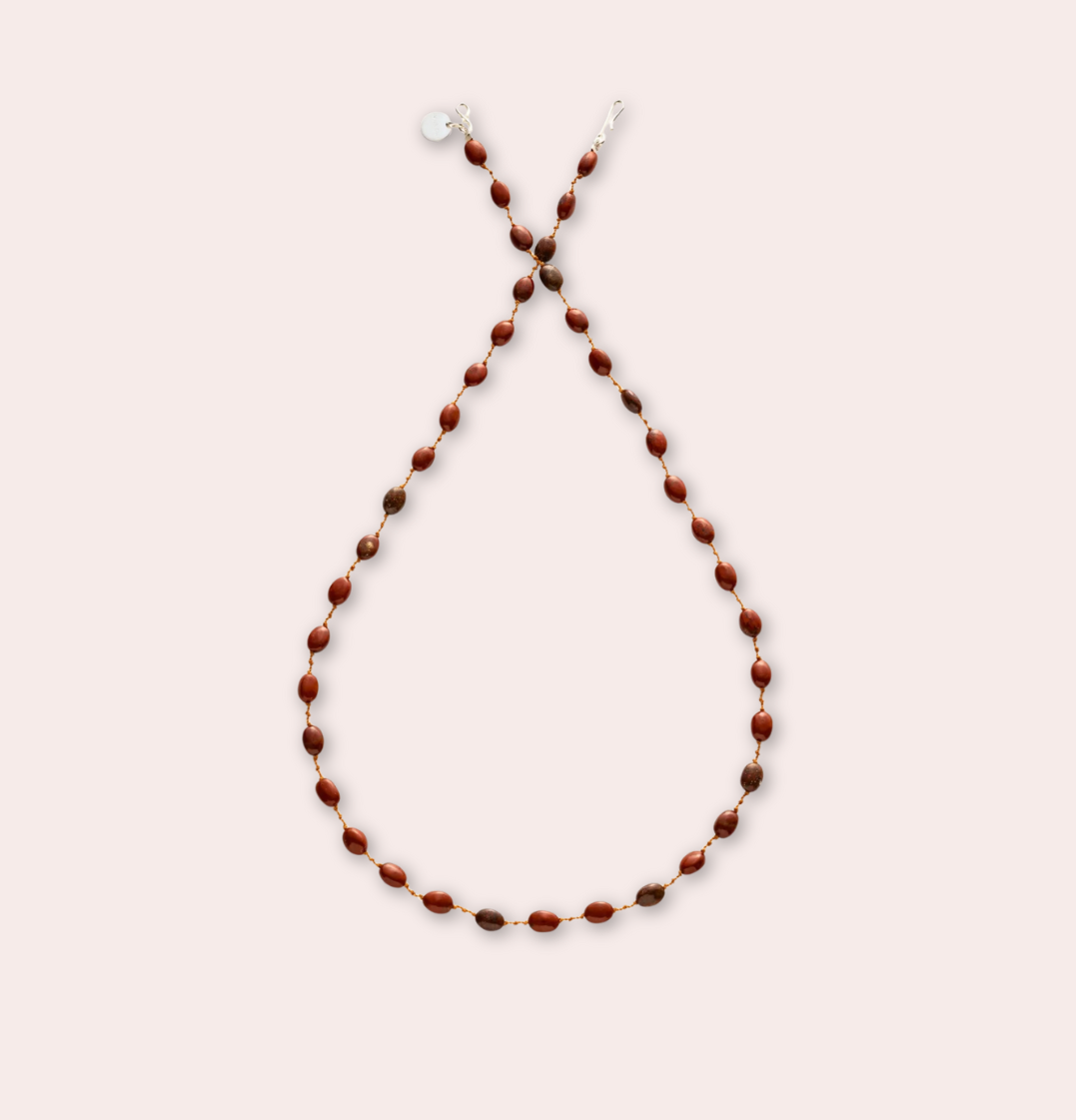IVARENE | Valley necklace with Jaspe rouge