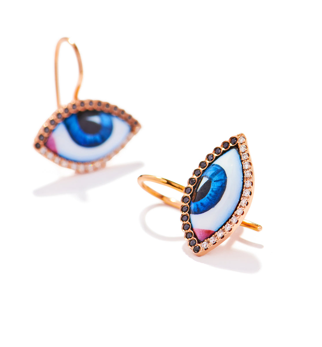 LITO | Petit Bleu diamond earrings