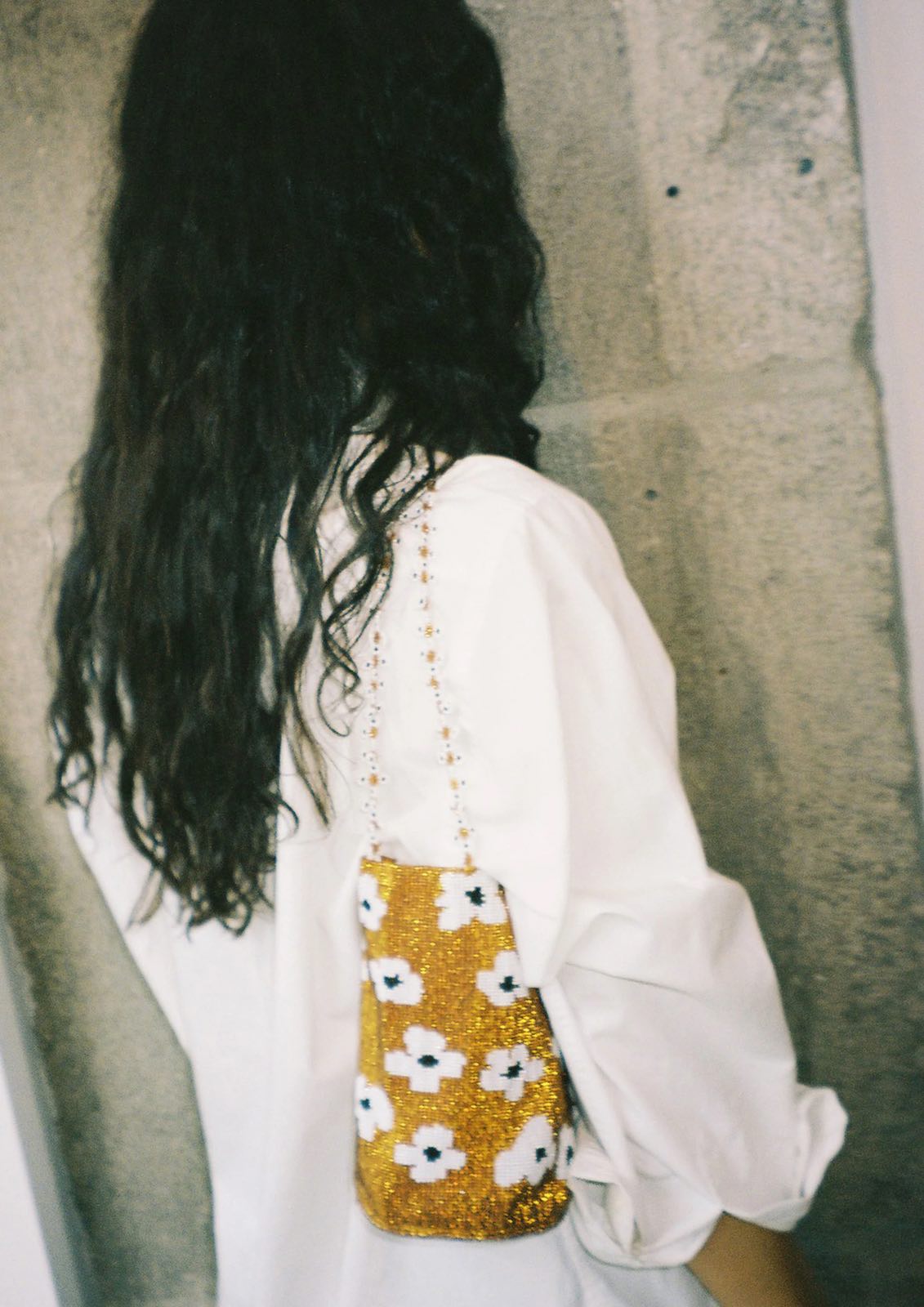 PURA UTZ | BROWN FLOWER DREAM BAG