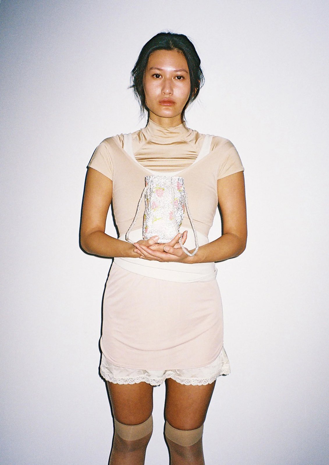 PURA UTZ | SILVER STRAWBERRY POUCH