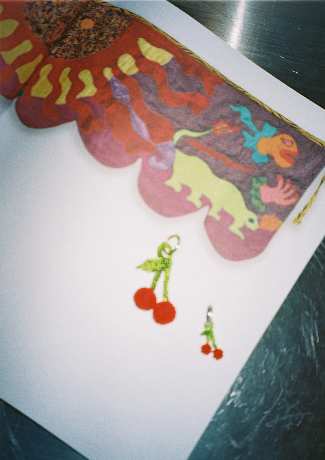 PURA UTZ | MINI CHERRY EARRINGS