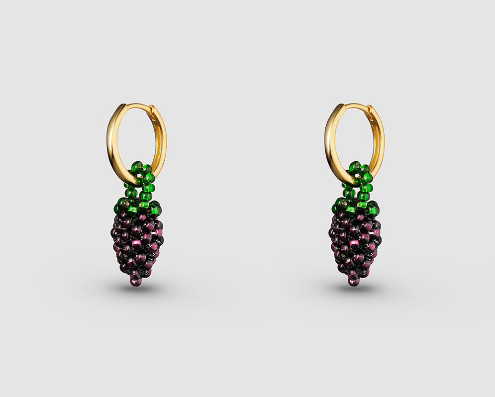 PURA UTZ | MINI GRAPES EARRINGS