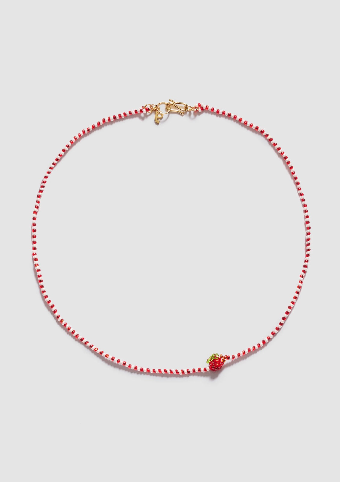 PURA UTZ | MINI STRIPED APPLE NECKLACE