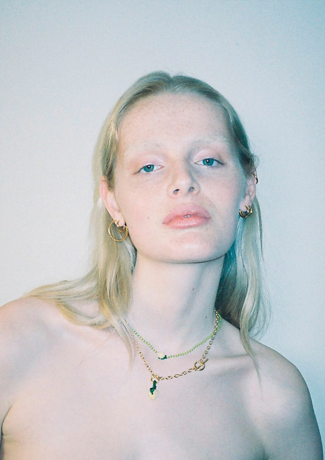 PURA UTZ | MINI STRIPED LEMON NECKLACE