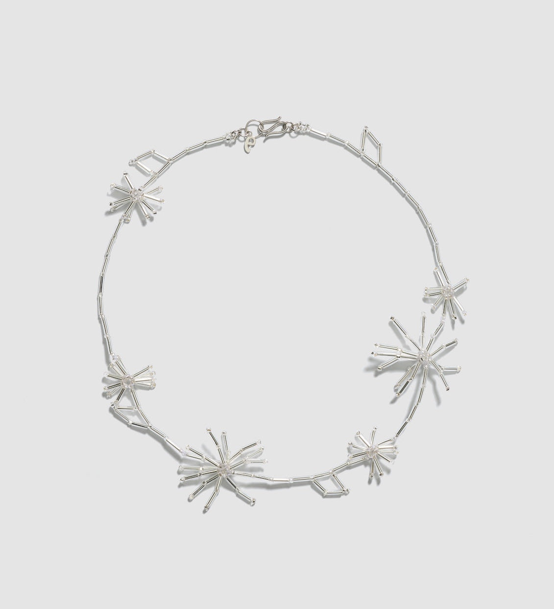 PURA UTZ | SILVER DANDELION NECKLACE