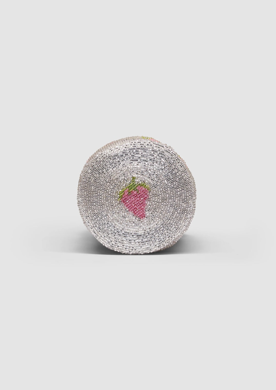 PURA UTZ | SILVER STRAWBERRY POUCH