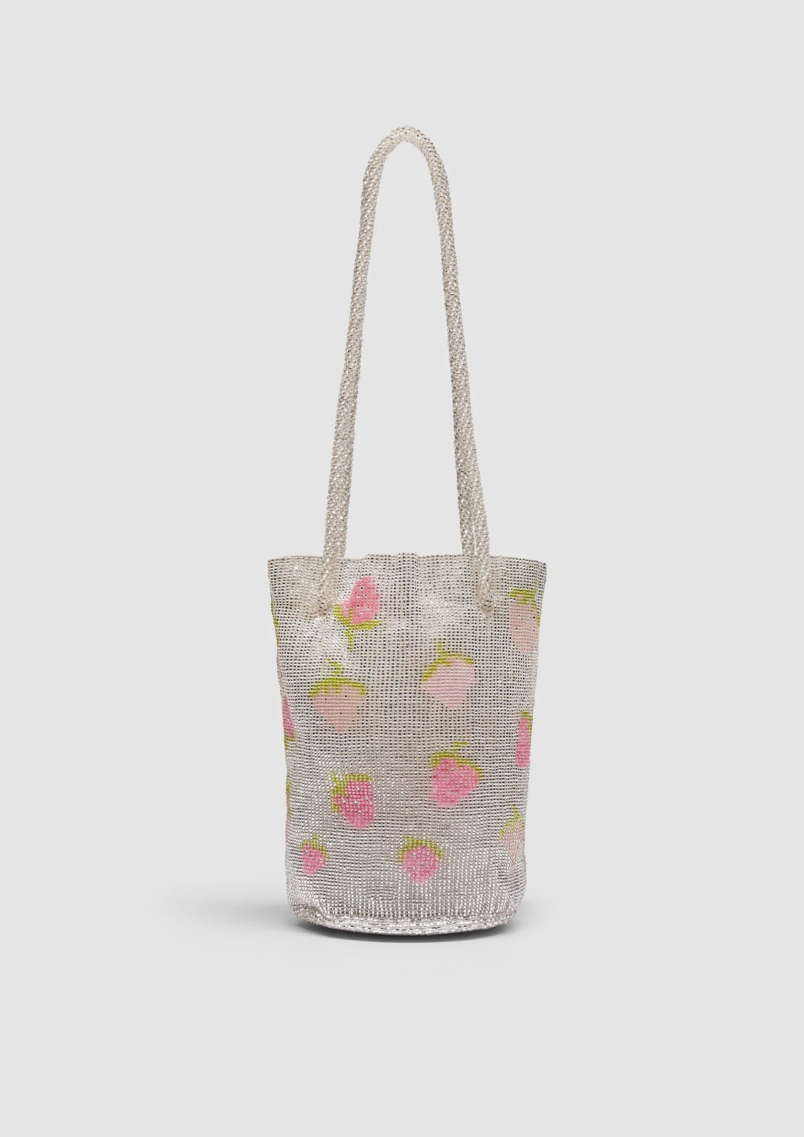 PURA UTZ | SILVER STRAWBERRY POUCH
