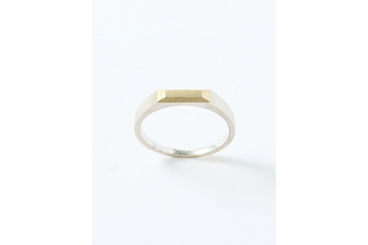 SIMMON SATO | SIGNET RING CUT NARROW