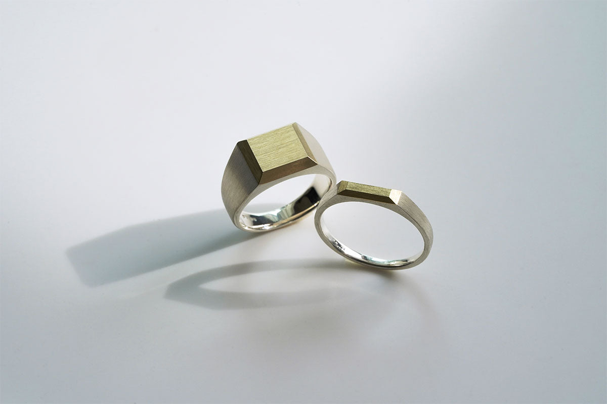 SIMMON SATO | SIGNET RING CUT NARROW