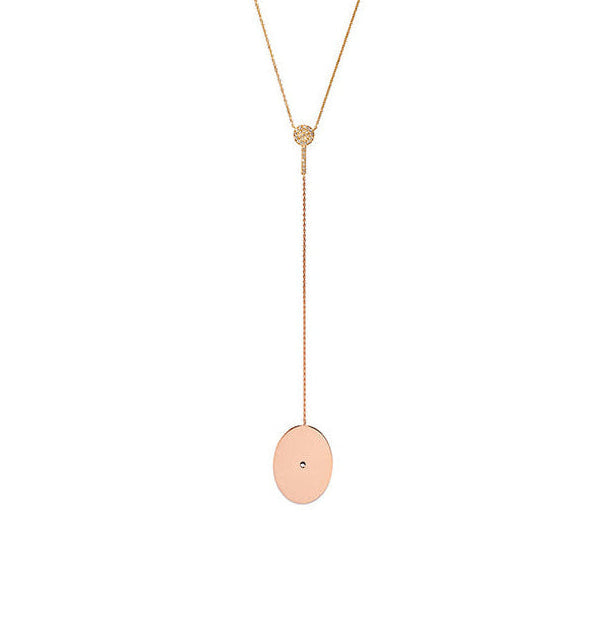 LITO | Ellipse diamond necklace