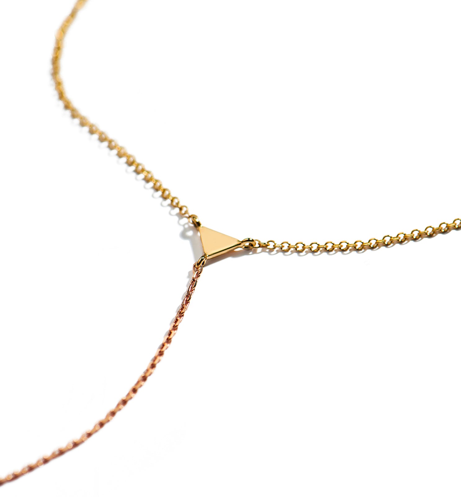 LITO | Ellipse triangle necklace