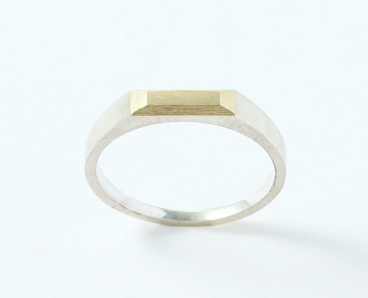 SIMMON SATO | SIGNET RING CUT NARROW