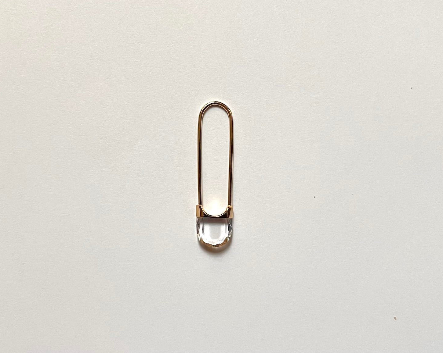 SIMMON SATO | DROP QUARTZ EARRINGS | OVAL SHORT