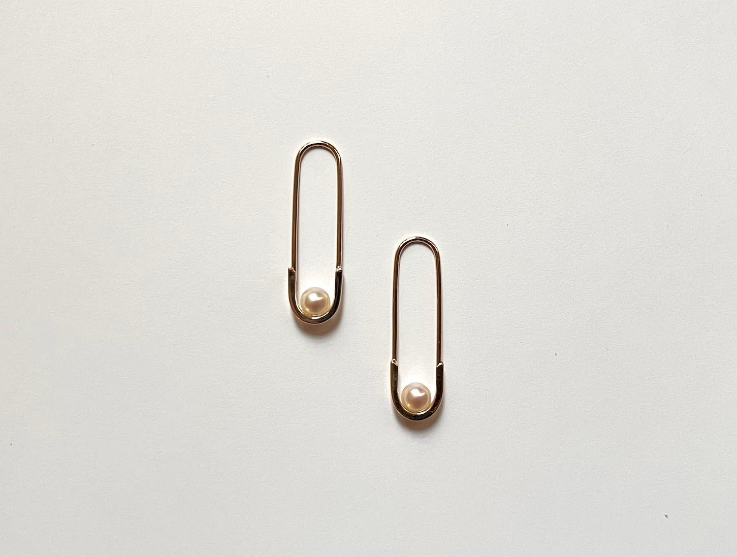 SIMMON SATO | Drop Pearl Earrings | Short