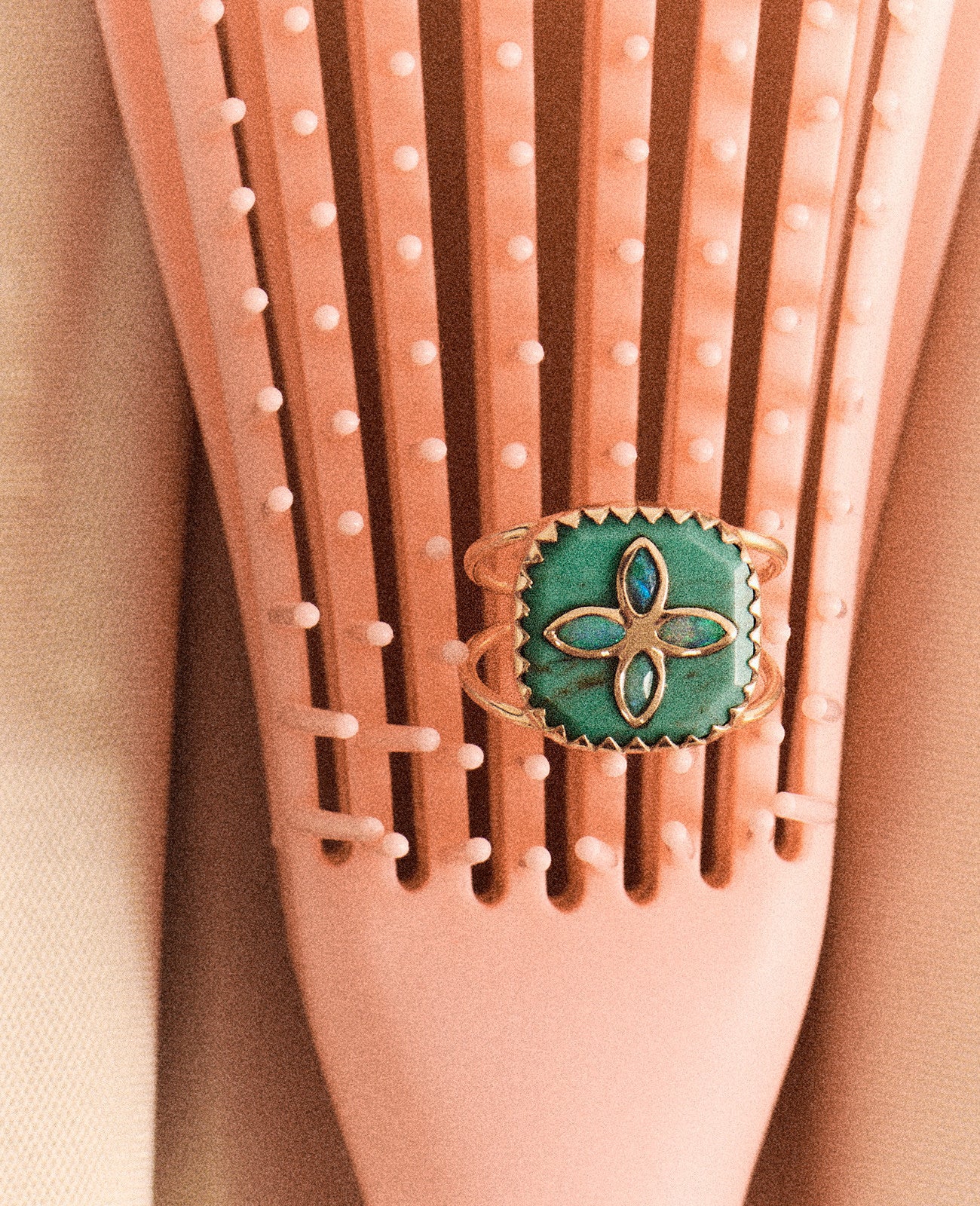 PASCALE MONVOISIN | BOWIE RING WITH TURQUOISE OPAL