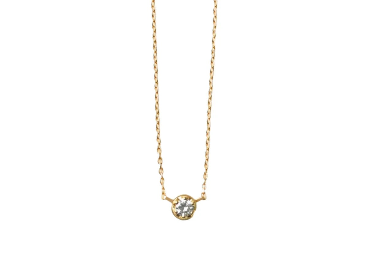 SHIHARA | SINGLE STONE NECKLACE 02