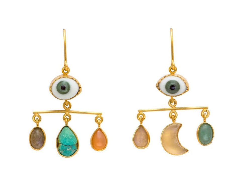 GRAINNE MORTON | EYE BALANCE DROP EARRINGS
