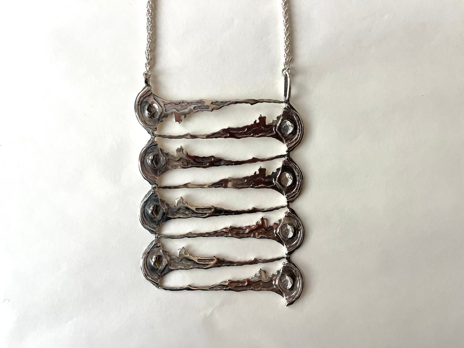 ALEXANDROS TZANNIS STUDIO | Teardrop Necklace 8 eyes stacked