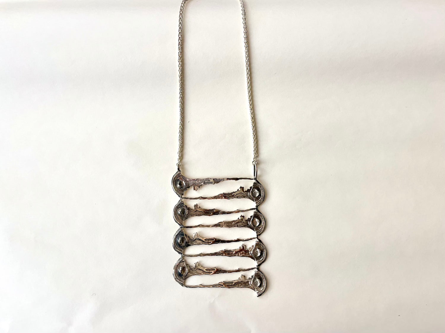 ALEXANDROS TZANNIS STUDIO | Teardrop Necklace 8 eyes stacked