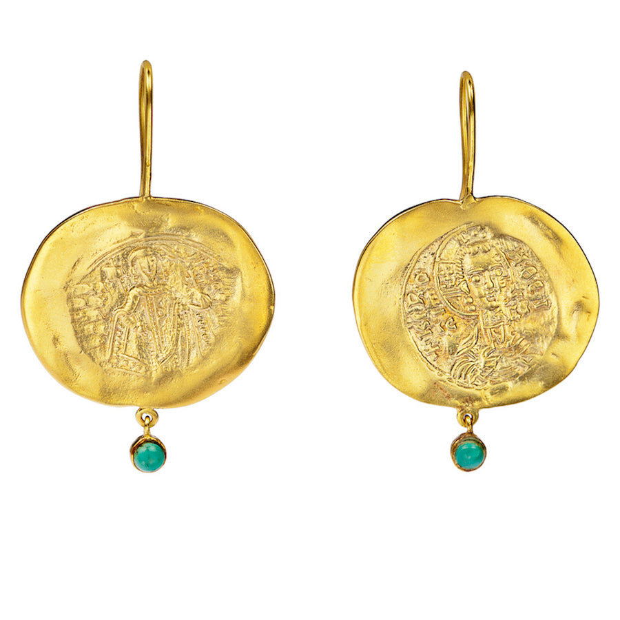 DANAI GIANNELLI | Constantinato earrings turquoise