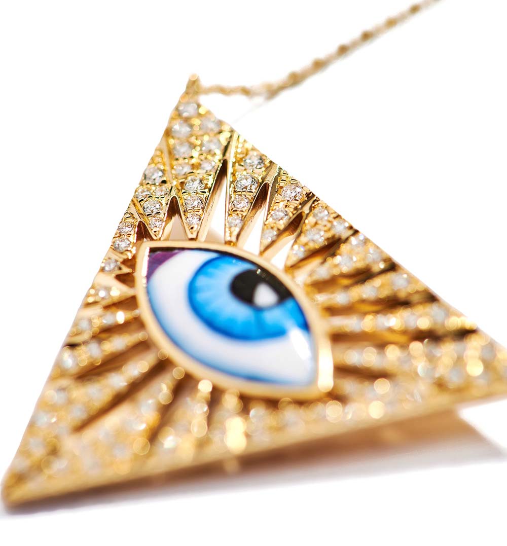 LITO | Isida Petit Bleu diamond necklace