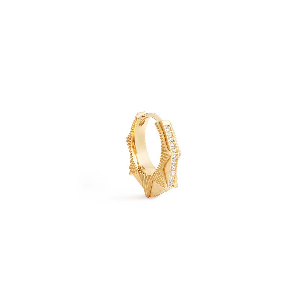 MARIE LICHTENBERG | Diamond Yellow Gold NYC Earring