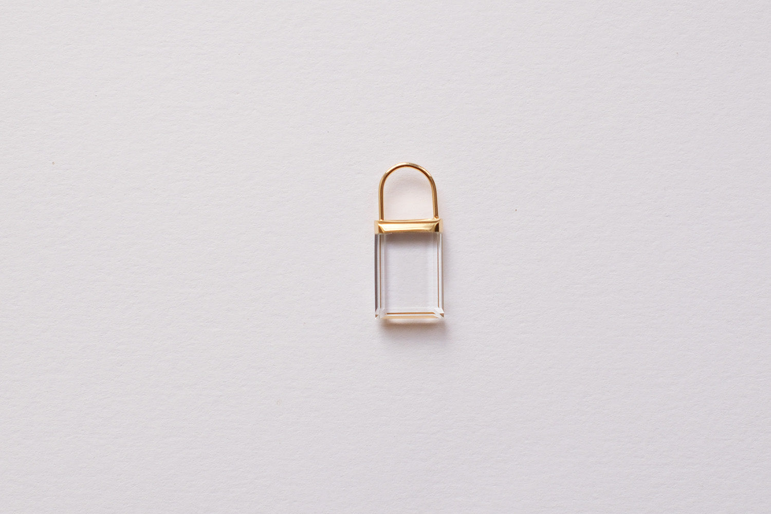 SIMMON SATO | HANG QUARTZ EARRINGS | RECTANGLE SHORT