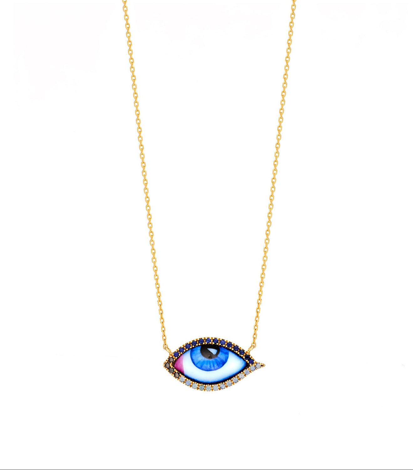 LITO | Petit Bleu diamond and sapphire necklace