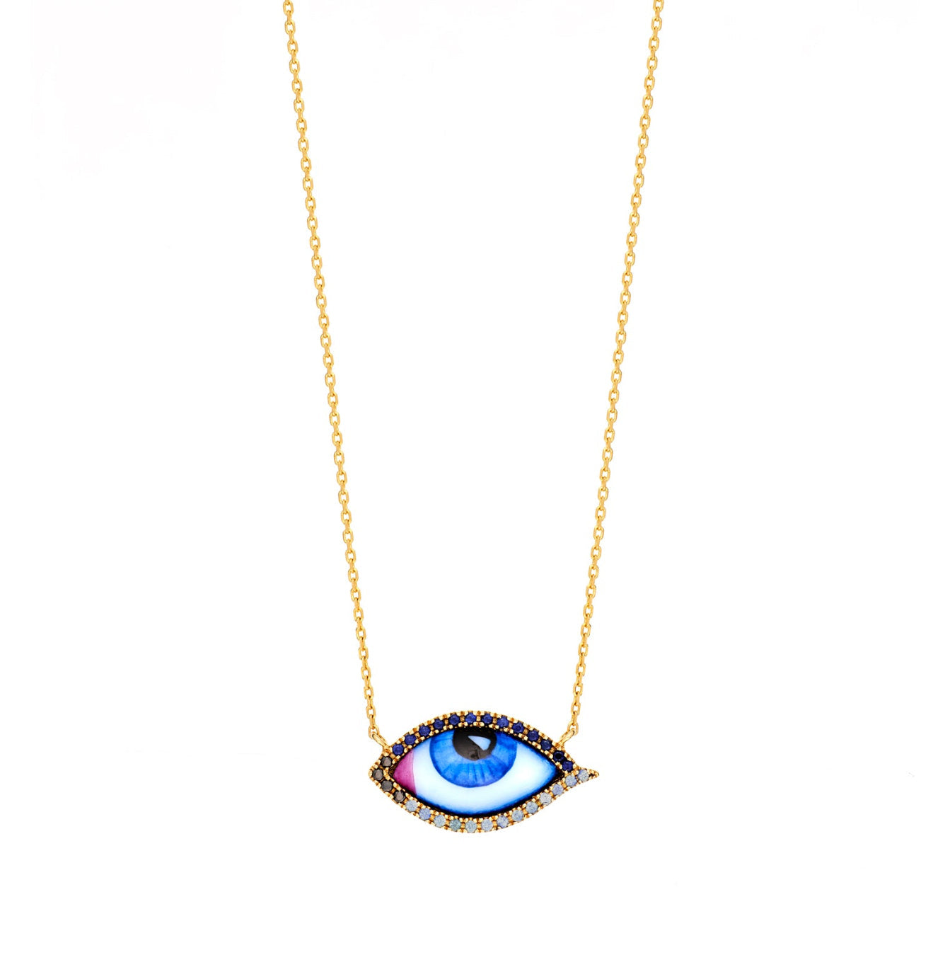 LITO | Petit Bleu diamond and sapphire necklace