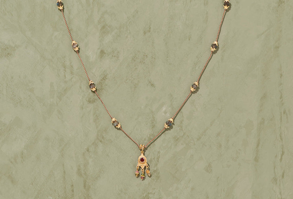 TITYARAVY | Padma talisman long necklace