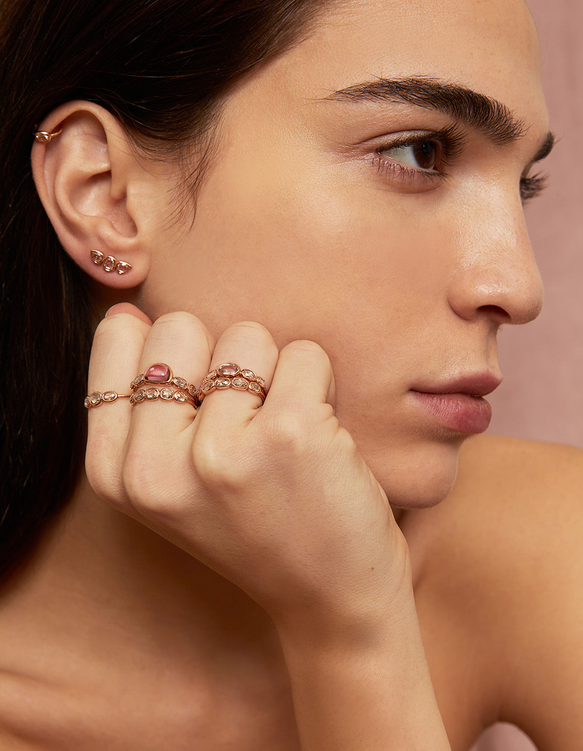 MYRTO ANASTASOPOULOU | Celeste diamond stud earring