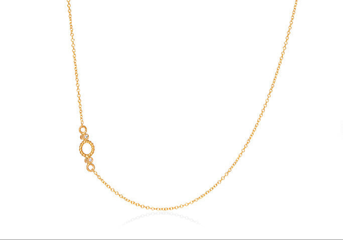 CHRISTINA SOUBLI  | Basic Shapes Necklace | diamonds