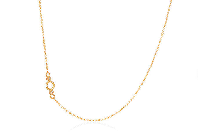 CHRISTINA SOUBLI | Basic Shapes Necklace | diamonds